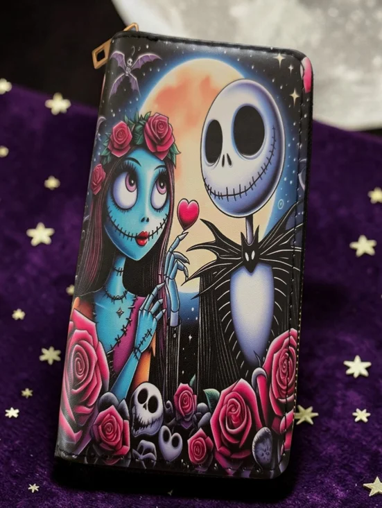 NBC Zip Wallet | Jack & Sally Gothic Cute NWT - Picture 1 of 3
